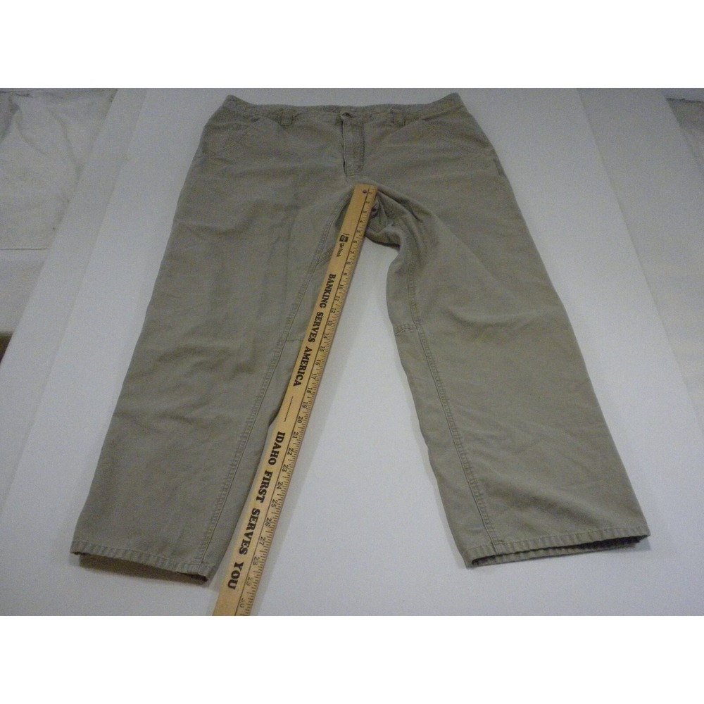 Mountain Hardwear Pants Mens 38x32 Gray Chino Outdoor Trail Hiking Cotton - Picture 12 of 14
